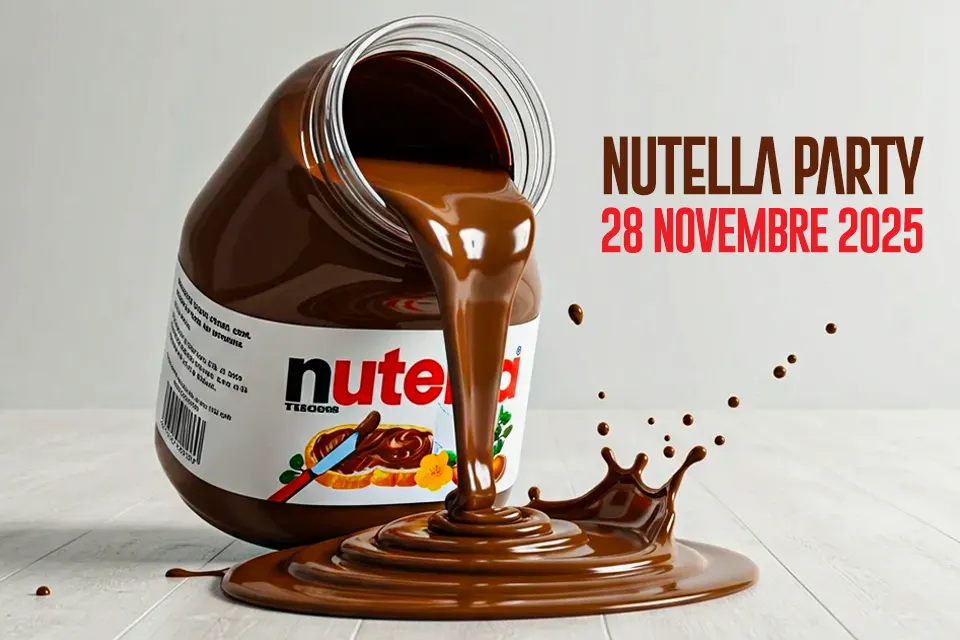 La diciannovesima edizione del Nutella Party più goloso di sempre torna al Camp’s il 28 Novembre 2025 dalle ore 22:00. Il segreto di ogni festa è scatenarsi quindi se ami la Nutella, non puoi perderti questo Party super cioccolatoso!