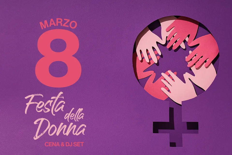 Domenica 8 Marzo 2026 dalle 20:30 il Camp’s si tinge di Rosa per una cena spettacolo in compagnia dei piatti della nostra cucina, djset e balli di gruppo.