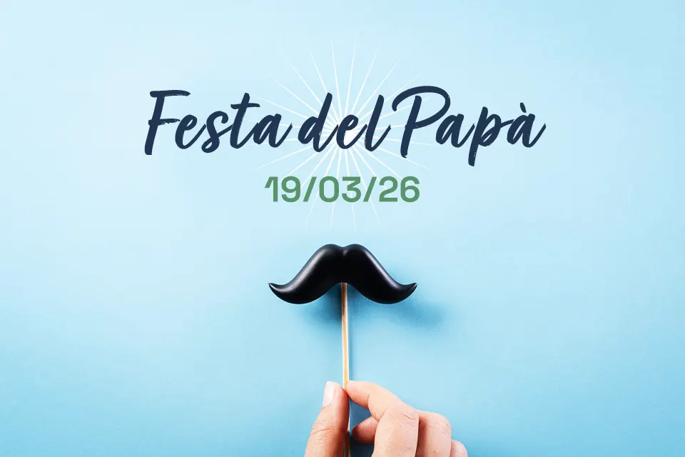 Celebra la Festa del Papà il 19 Marzo 2026 con una cena all’insegna del gusto insieme alla famiglia nella nostra Sala Incanto, ma affrettati che i posti sono limitati.