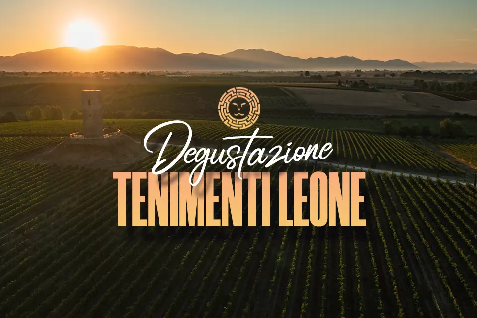 Vivi un'esperienza enologica completa il 27 Marzo alle 20:30, degustazione guidata e cena in abbinamento insieme al Brand Ambassador dell’Azienda Tenimenti Leone al costo di 35,00 Euro a persona.